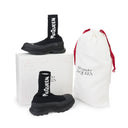 H. BOOT TREAD SLICK BLACK WHITE BLACK BOOTS