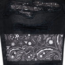 CAMO PATCH SHORT AGED BLACK DENIM SHORTS