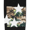 HAWAIIAN STAR ART PATCH BLACK OD SKINNY JEANS