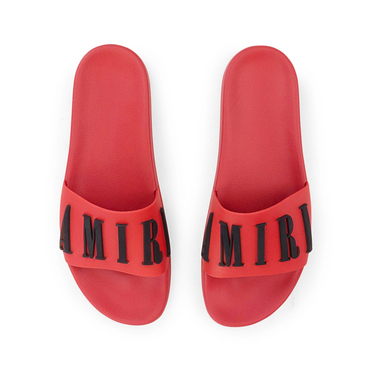 LOGO POOL RED BLACK POOL SLIDES