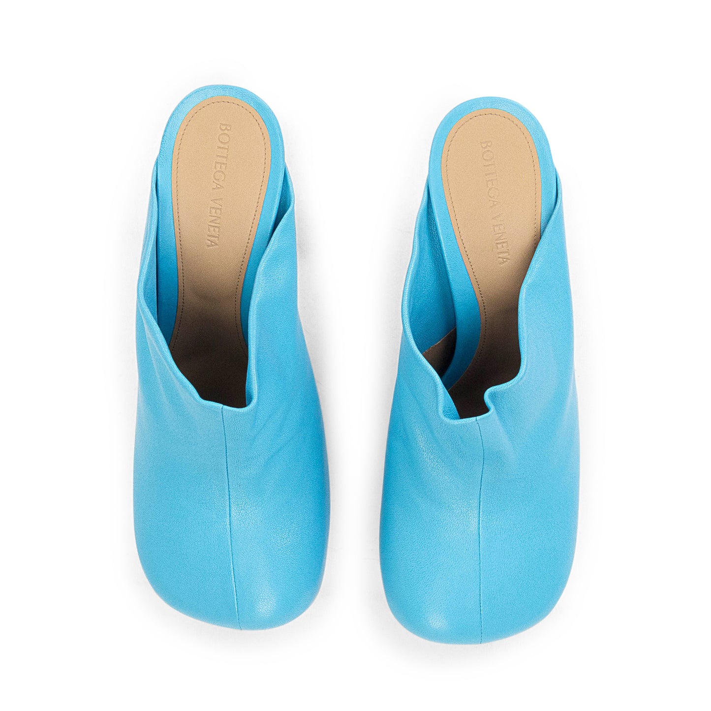 BOLD LEATHER SKY BLUE MULES