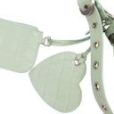 CAGOLE LIGHT GREEN SHOULDER BAG