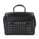 Catherine Quilted Medium Top Handle Shoulder Bag Black