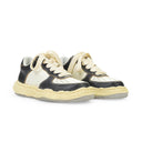 WHITE BLACK LOW-TOP SNEAKER