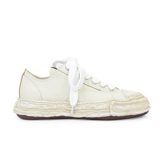 NIB MMY PETERSON LOW CRACKING WHITE LOW-TOP SNEAKER