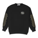 LONG SLEEVE SUKKAR MEJWEZ CREWNECK BLACK SWEATSHIRT