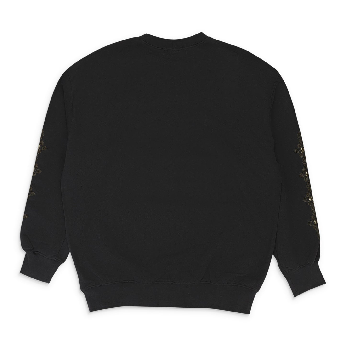 LONG SLEEVE SUKKAR MEJWEZ CREWNECK BLACK SWEATSHIRT