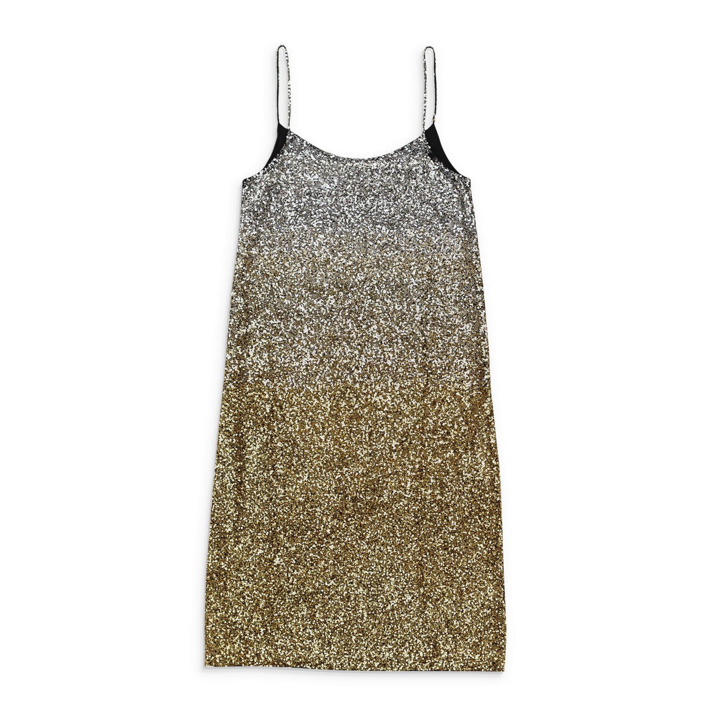 SEQUINED MULTICOLOR SLIP DRESS