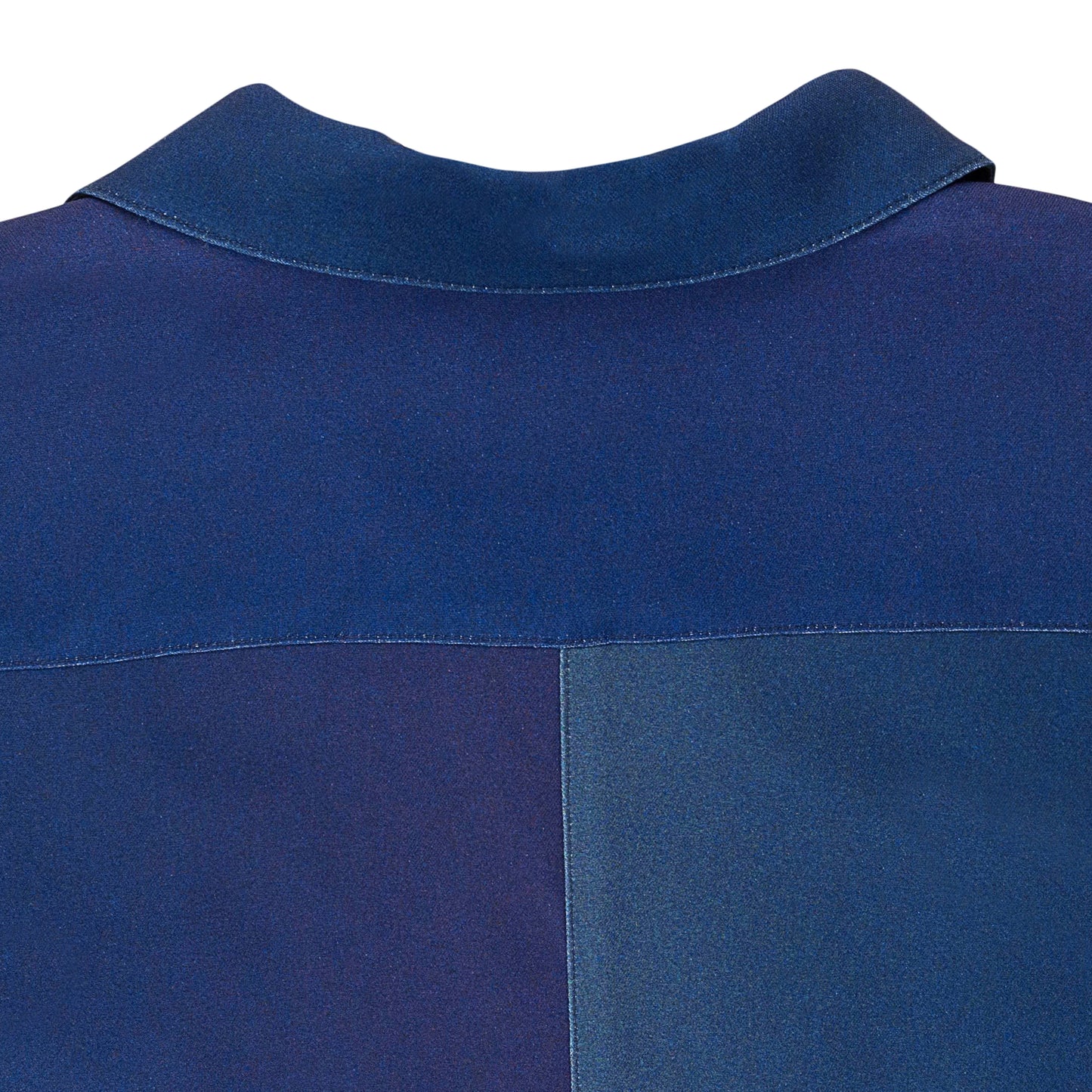 GRADIENT PANELS BLUE PURPLE BUTTON-DOWN SHIRT