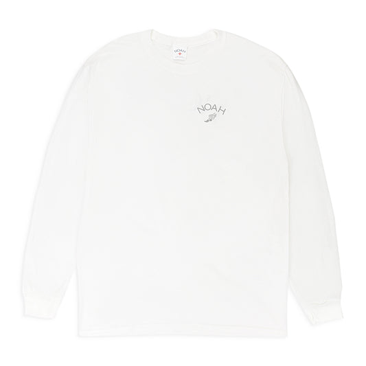 WINGED FOOT REFLECTIVE WHITE SWEATSHIRT