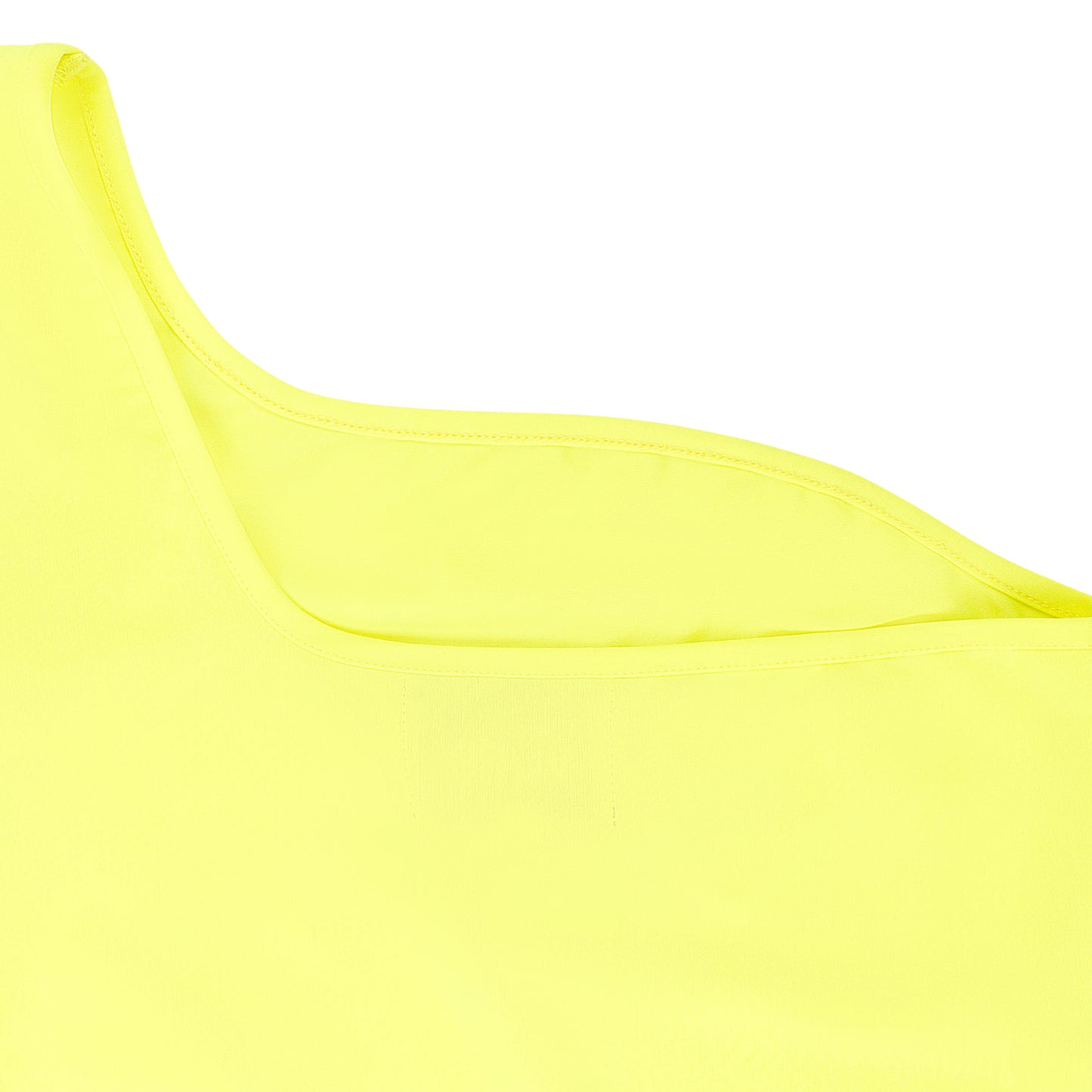 SINGLE SLEEVE YELLOW CROP TOP