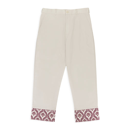 SAWSANAS CHINO GRAY TROUSERS