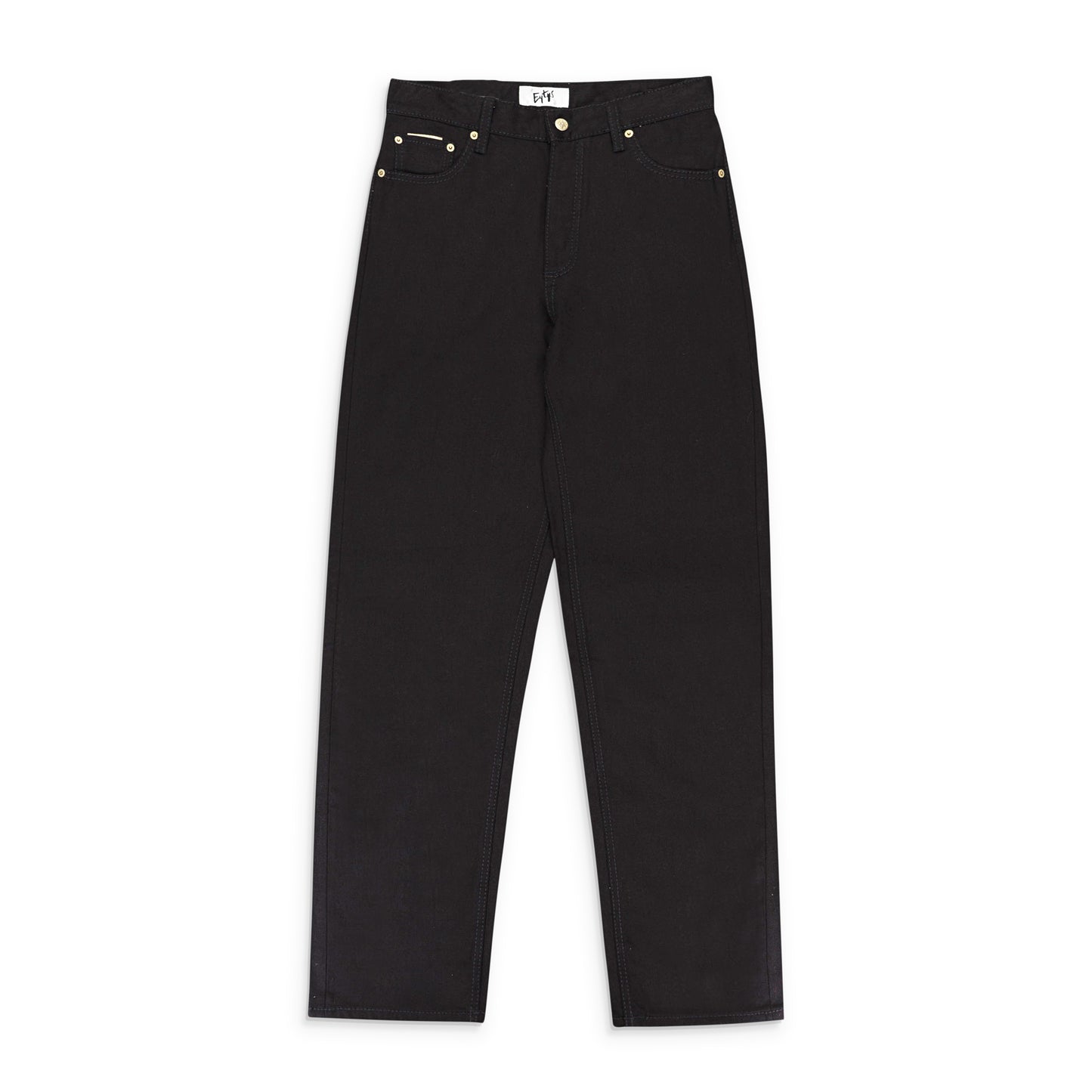 BENZ RAW BLACK STRAIGHT FIT JEANS