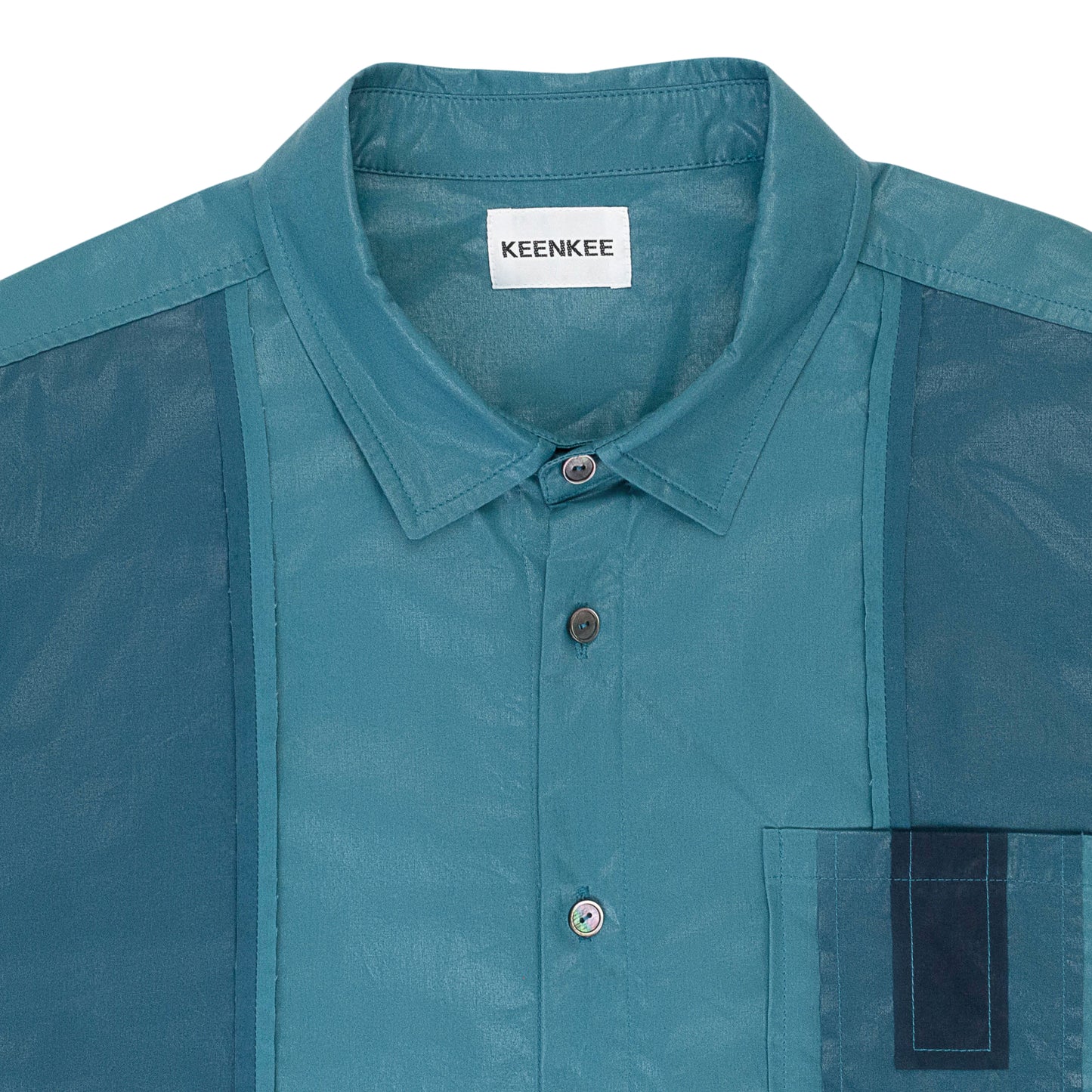 RAW TRANSITION SEA BLUES BUTTON-DOWN SHIRT