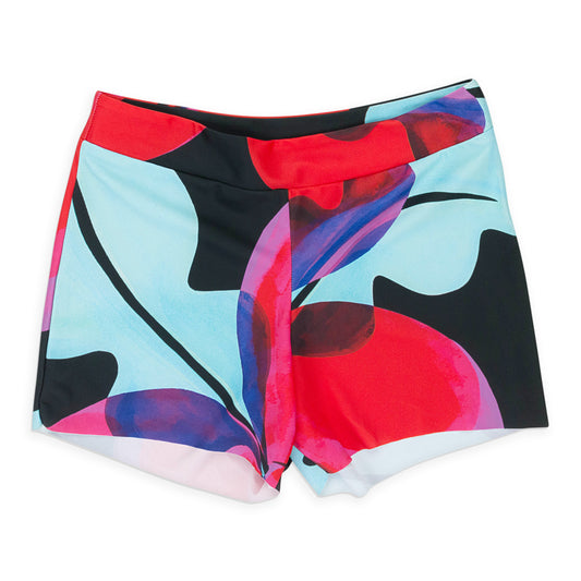 CALYPSO PRINT MULTICOLOR BIKE SHORTS