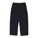 WIDE 2P BLACK TROUSERS