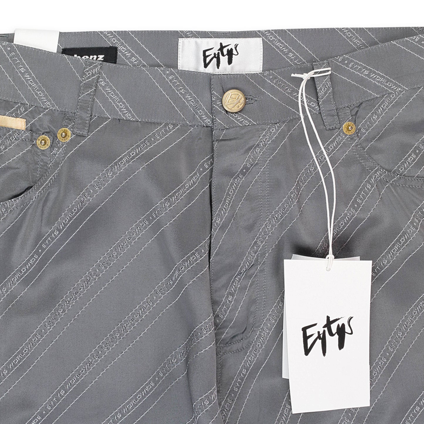 BENZ MONOGRAM SLATE GREY JEANS