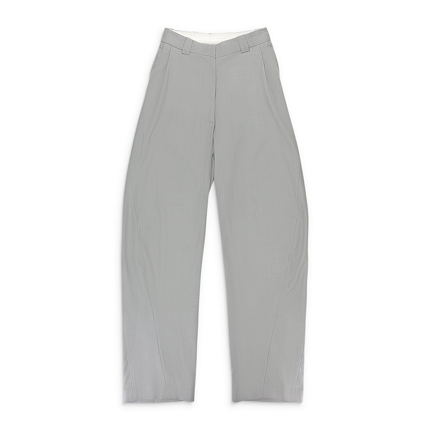 ALCOHOLE GRANDPA WORN TAILORED GRAY TROUSERS