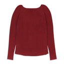 CASHMERE SET BURGUNDY SWEATER