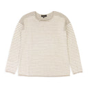 CASHMERE STRIPED BEIGE SWEATER