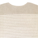 CASHMERE STRIPED BEIGE SWEATER