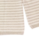 CASHMERE STRIPED BEIGE SWEATER