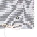 SILK STRIPED WHITE?GRAY BLOUSE