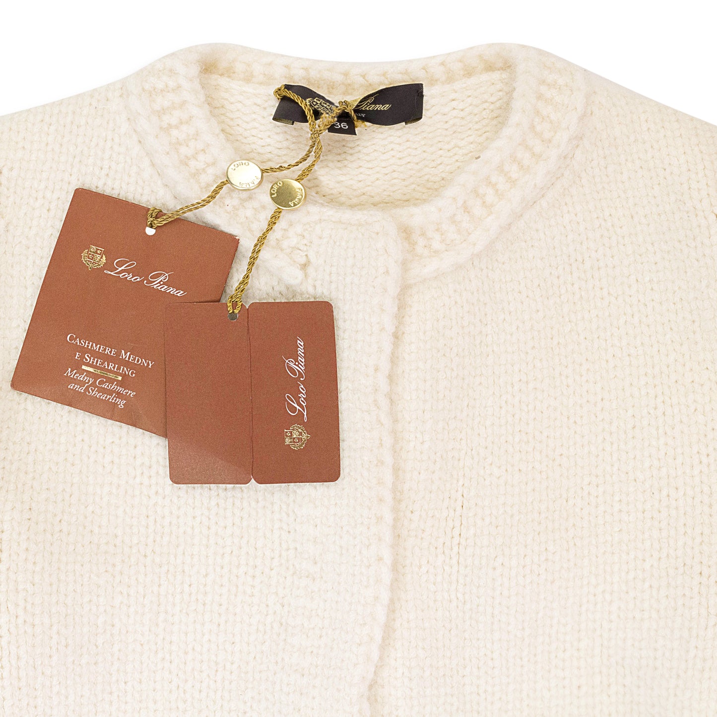 CASHMERE CREW NECK BEIGE SWEATER