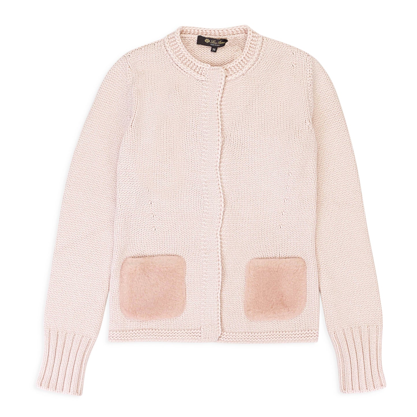 CASHMERE CREW NECK PINK SWEATER