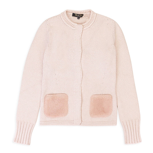 CASHMERE CREW NECK PINK SWEATER