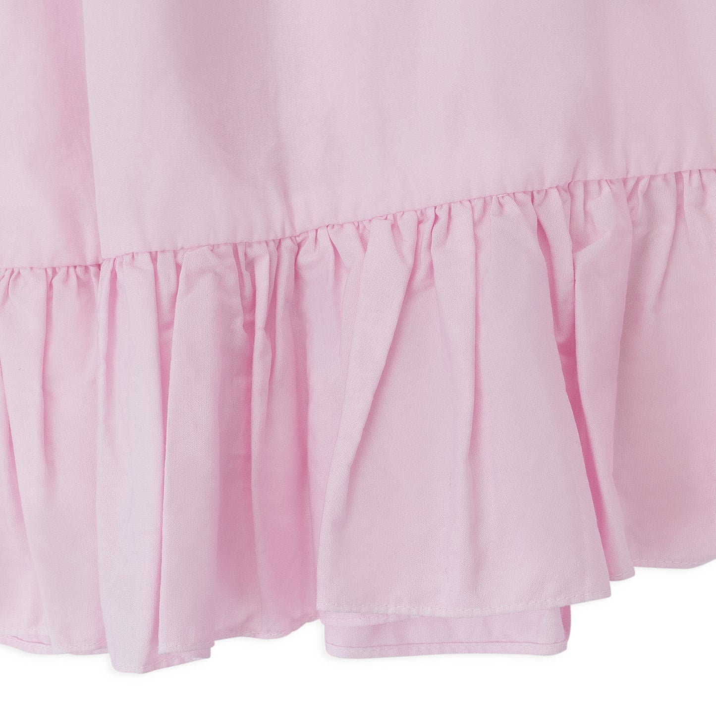 EXCLUSIVE DIP DYE SHORT PRAIRIE WHITE PINK DAY DRESS