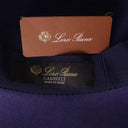 CASHMERE BRIM DARK PURPLE HAT