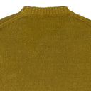 CREW NECK BROWN SWEATER