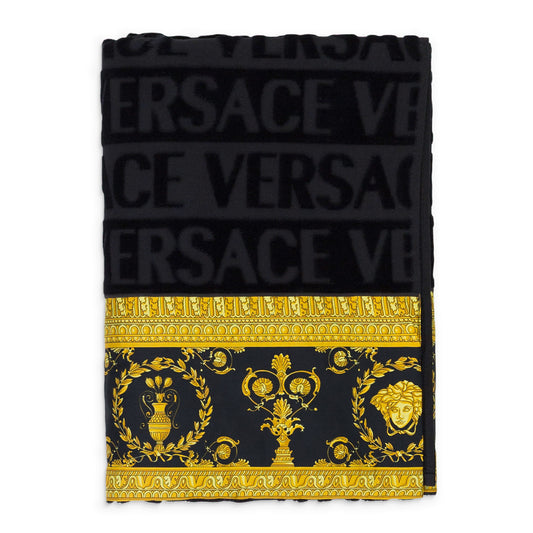 BAROQUE BATH BLACK GOLD TOWEL