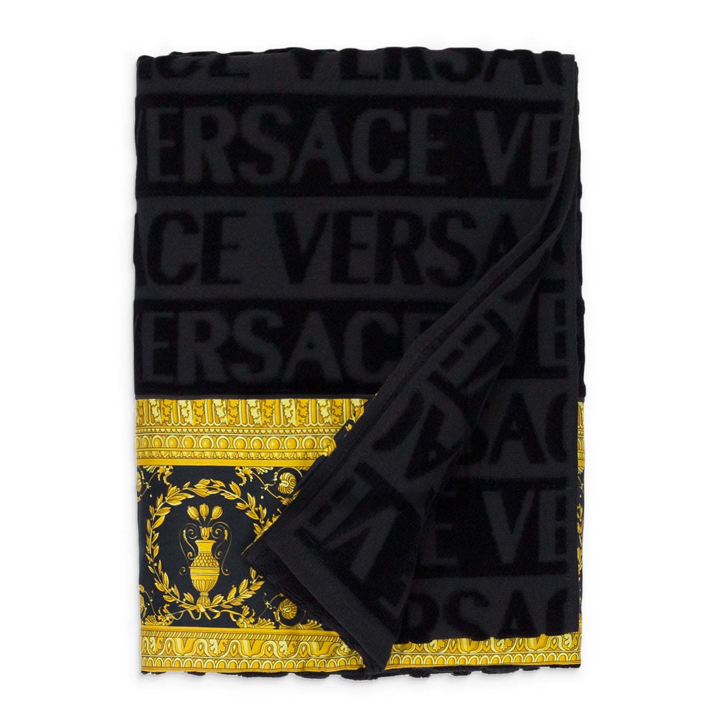 BAROQUE BATH BLACK GOLD TOWEL