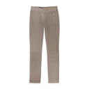 LAMBSKIN STRAIGHT LEG ROSE MAUVE PANTS