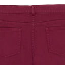 LOW-RISE MAROON STRAIGHT LEG JEANS