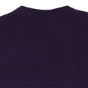 CASHMERE SET DARK PURPLE CARDIGAN