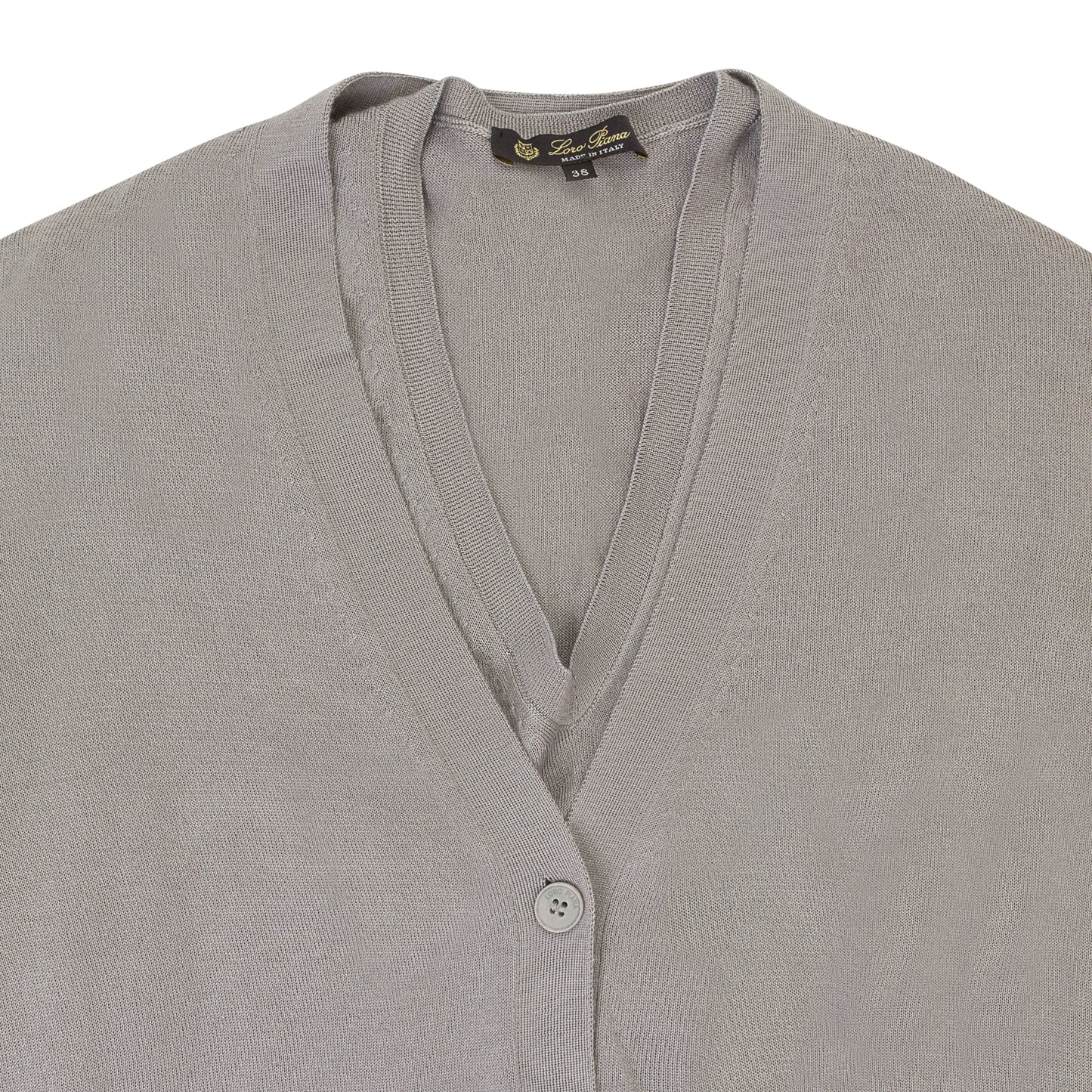 CASHMERE SET GRAY CARDIGAN