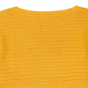 SCOOP NECK MUSTARD SWEATER