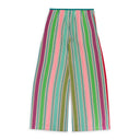 SILK MULTICOLOR WIDE LEG PANTS