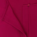 SILK SCOOP NECK BURGUNDY BLOUSE