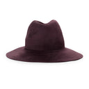 CASHMERE BRIM BROWN HAT