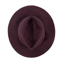 CASHMERE BRIM BROWN HAT