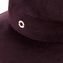 CASHMERE BRIM BROWN HAT