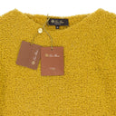 ALPACA CREW NECK MUSTARD SWEATER