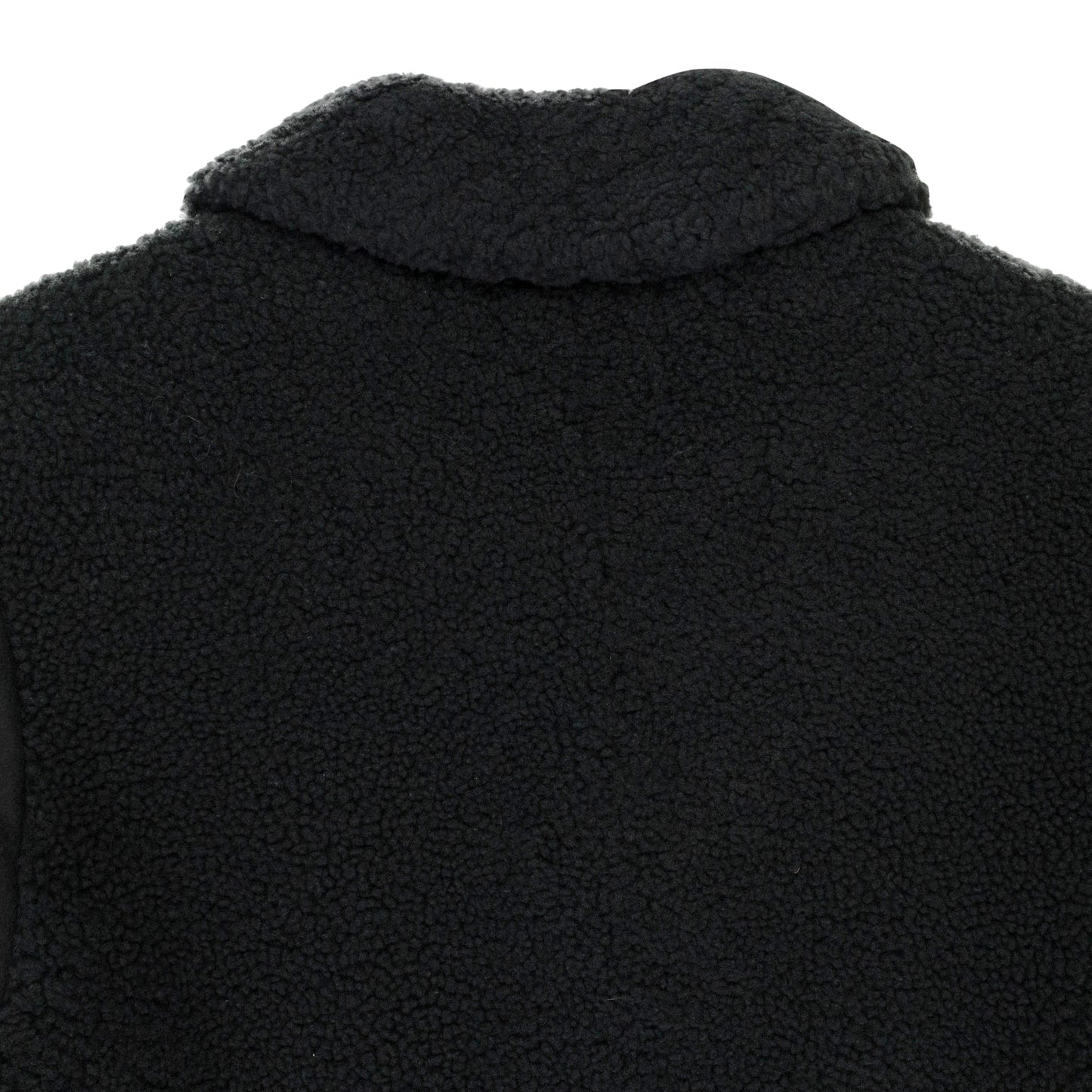 CAPP CARLOW CURLY SHEARLING BLACK COAT