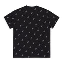 ALL OVER LOGO AR BLACK T-SHIRT