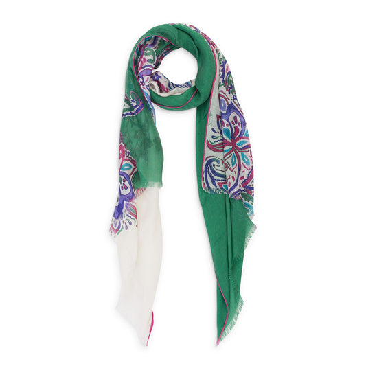 CASHMERE PRINTED MULTICOLOR SCARF