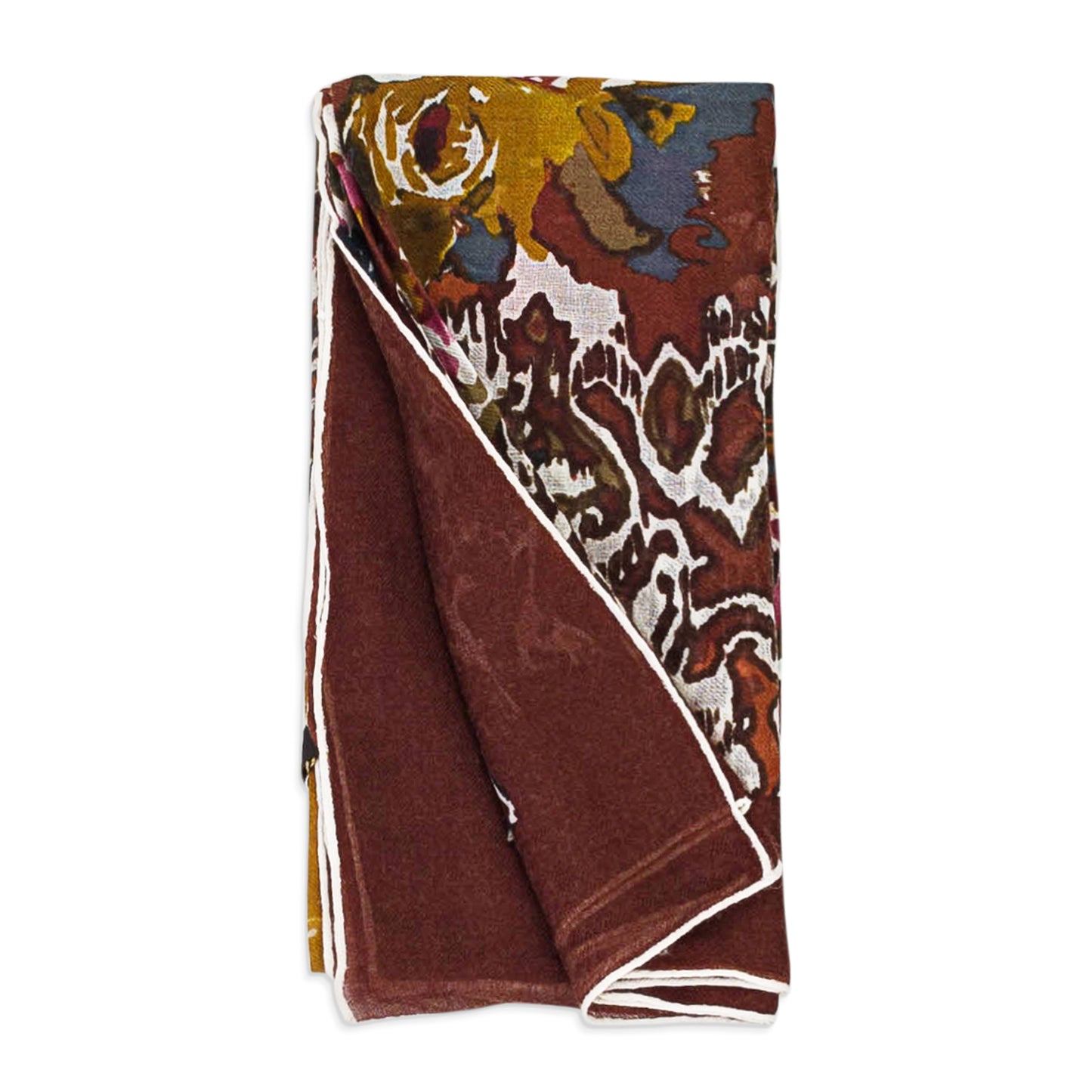 FLORAL PRINTED MULTICOLOR SCARF